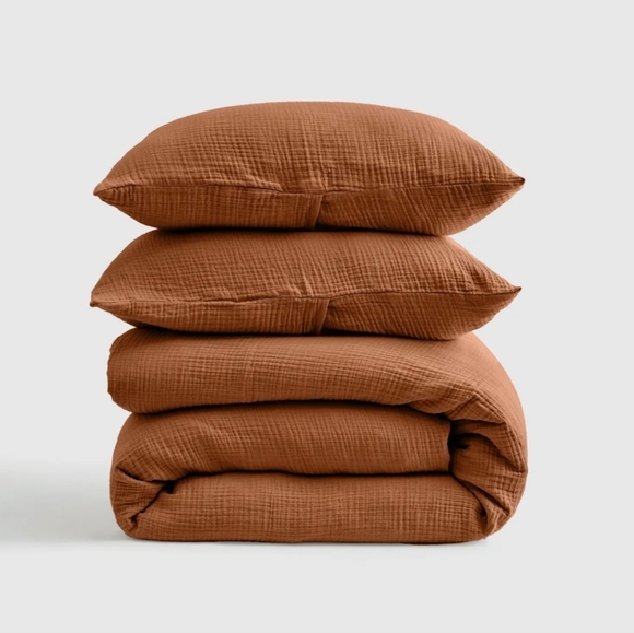 Quince Other - Quince Organic Cotton Airy Gauze Duvet Cover Set! Full/ Queen (131)